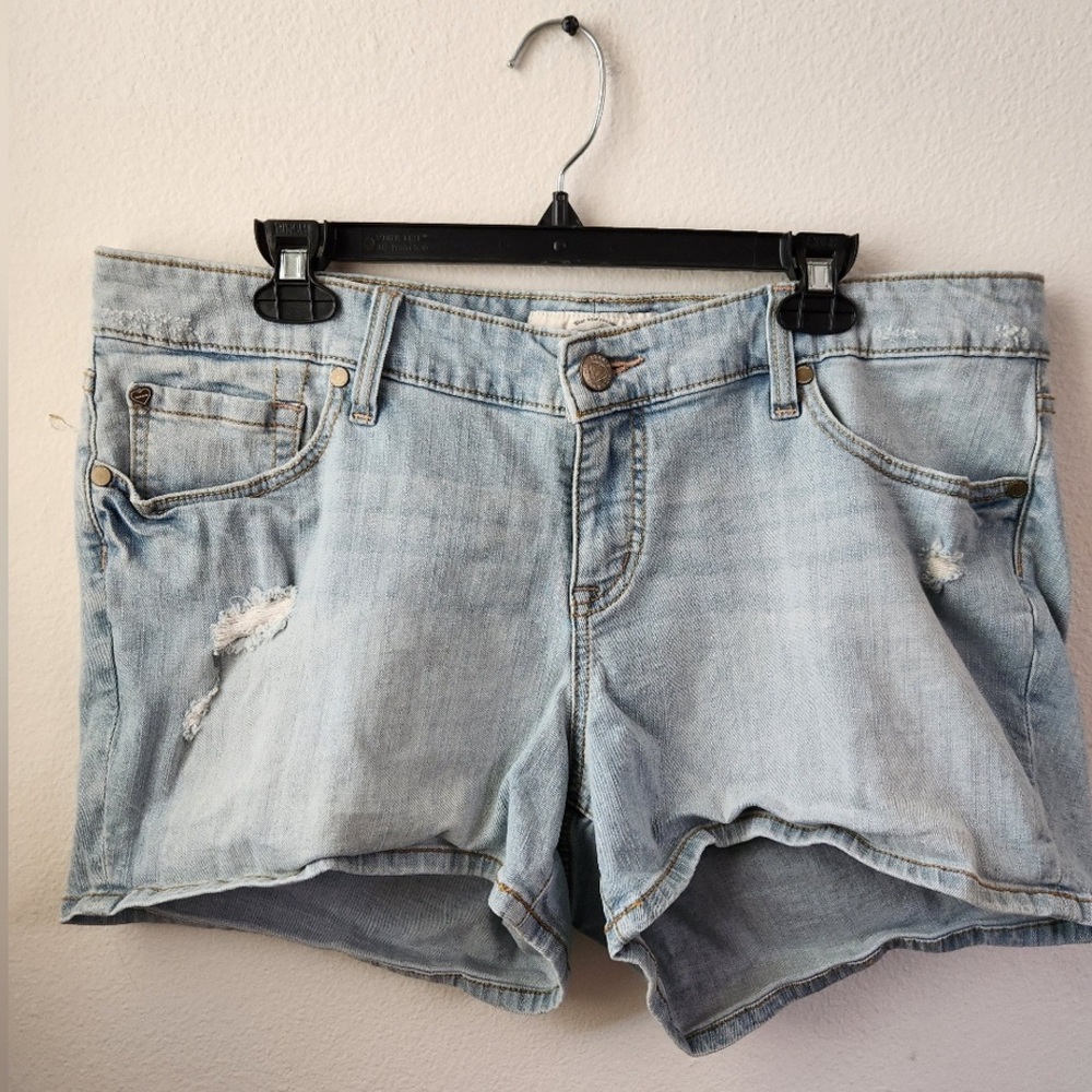 Torrid Faded Blue Jean Shorts
